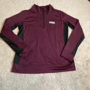 Victoria Secret Pink Half Zip Workout Jacket